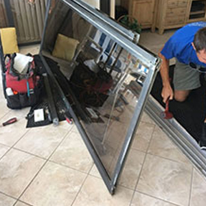 sliding glass door frame repair West Carson